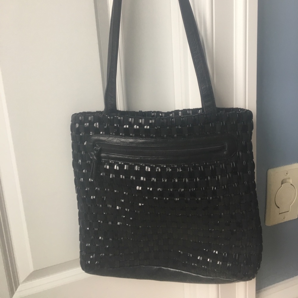 Sharif black tote